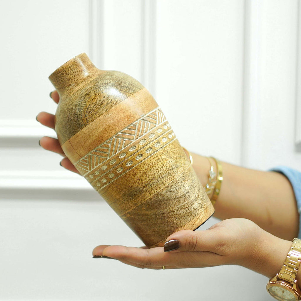 Mango Wood Bud Vase