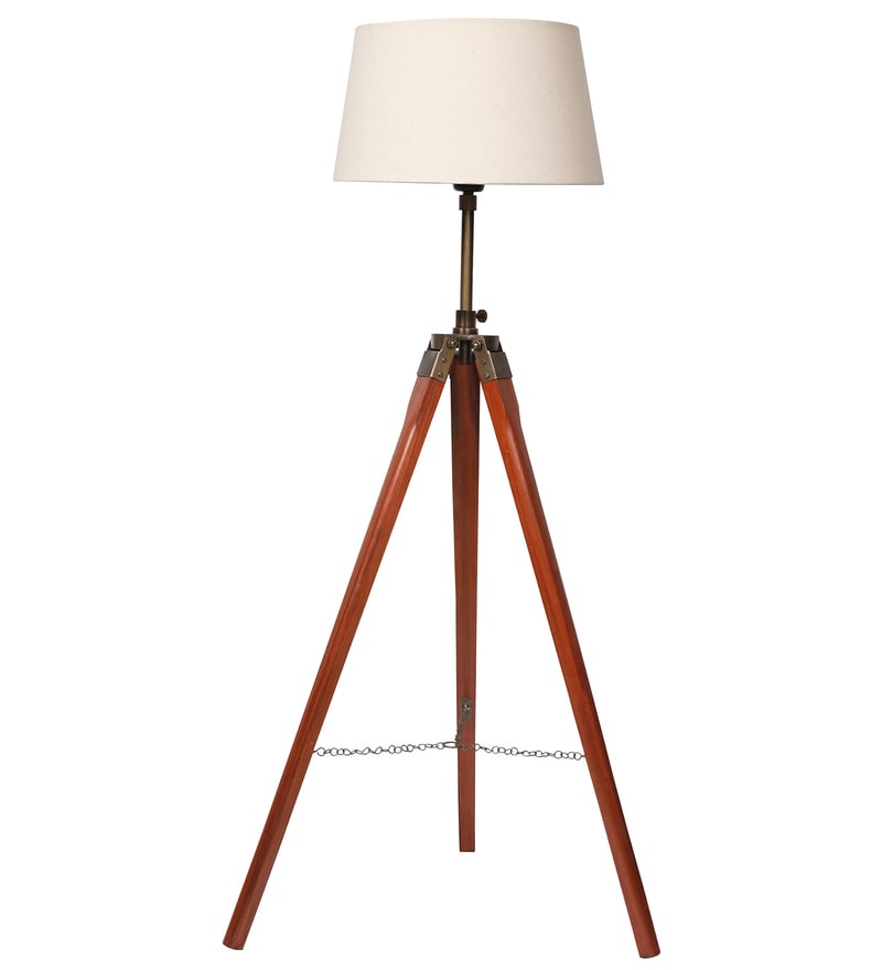 Classic Wooden Floor Lamp