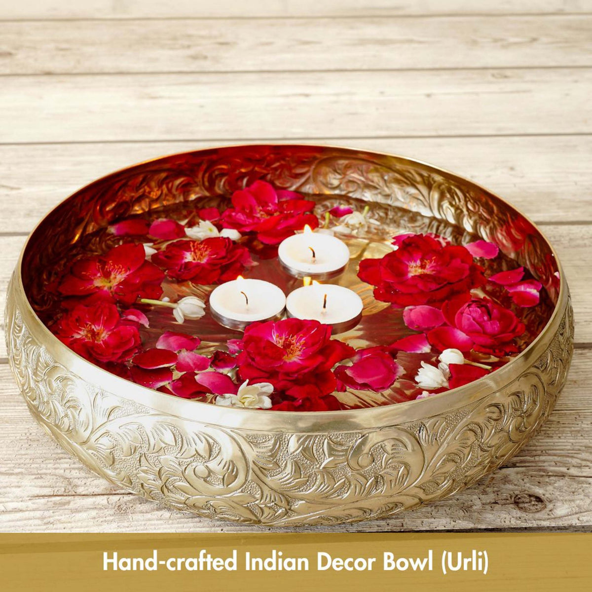 Roop Metal Urli, Gold