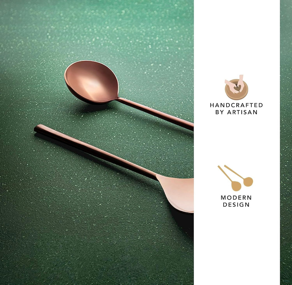 Rose Gold Serving Set of Two