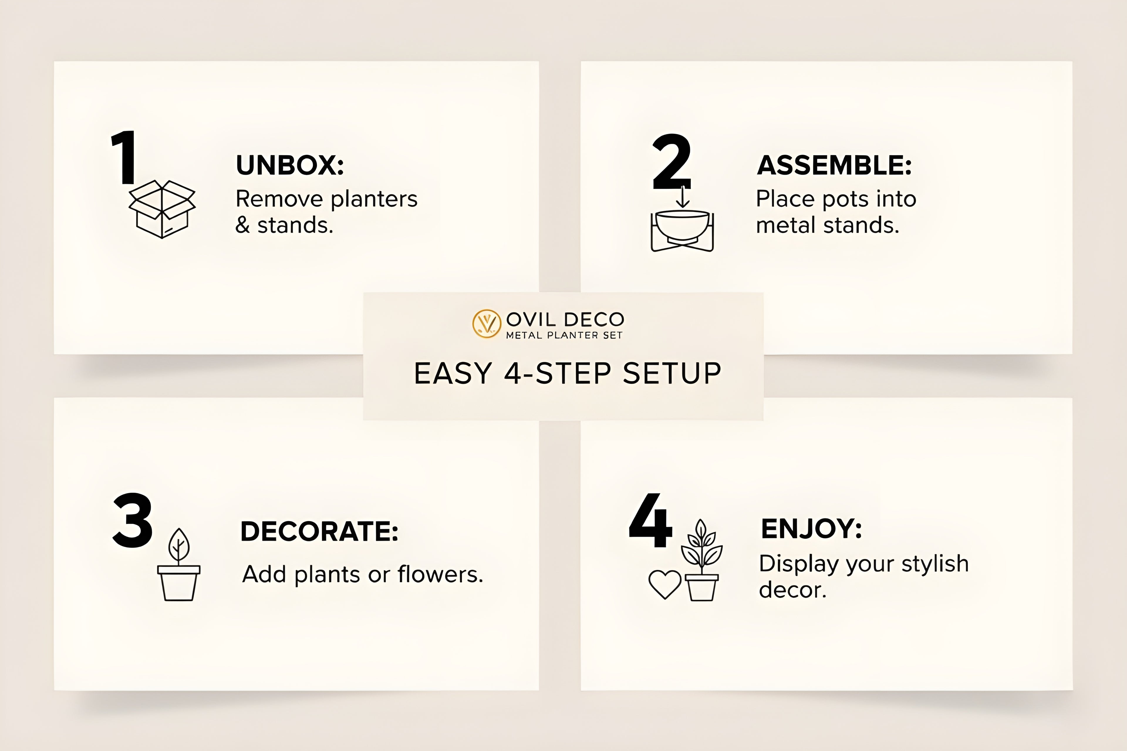 White Planter Pots Pack of 2