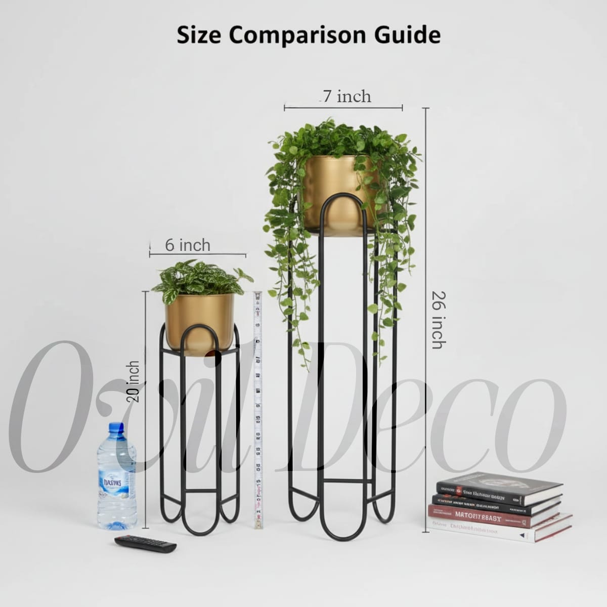 Golden Planter Pot Stand–Pack of 2
