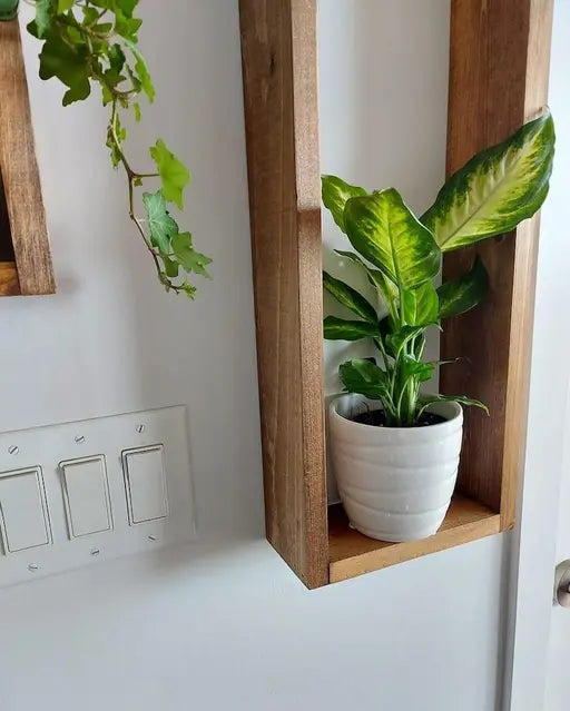 OVIL DECO Rustic Wall-Mounted Wooden