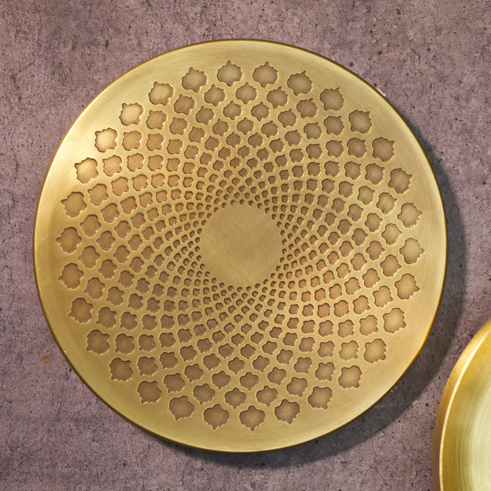 OVIL DECO Classy Pure Brass Spice Box Masala Daani