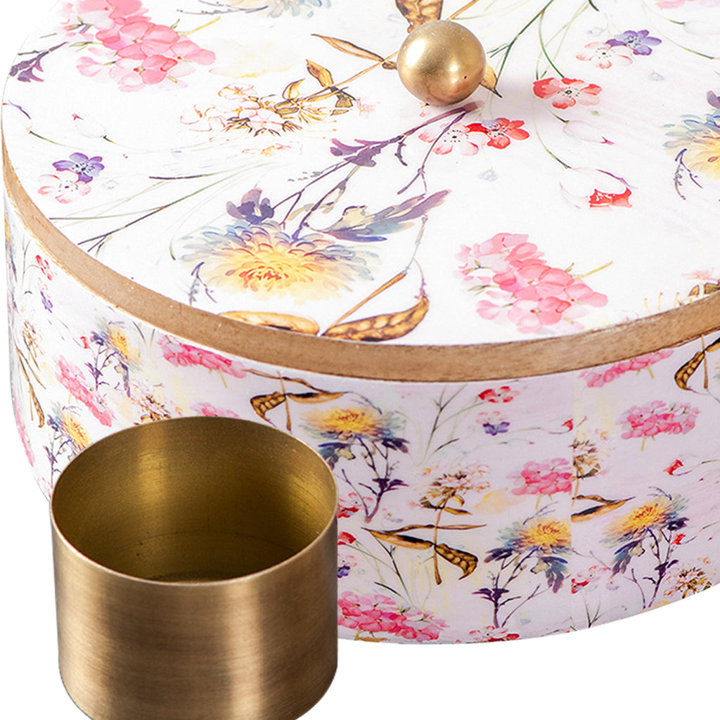 Ovil Deco Allure Botanic Masala Box - Pink