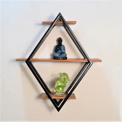 OVIL DECO withvastu Square Wood and Metal wall decor