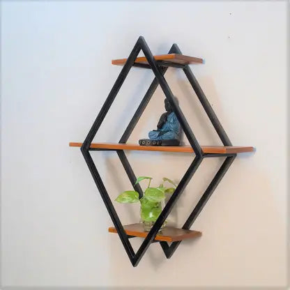 OVIL DECO withvastu Square Wood and Metal wall decor