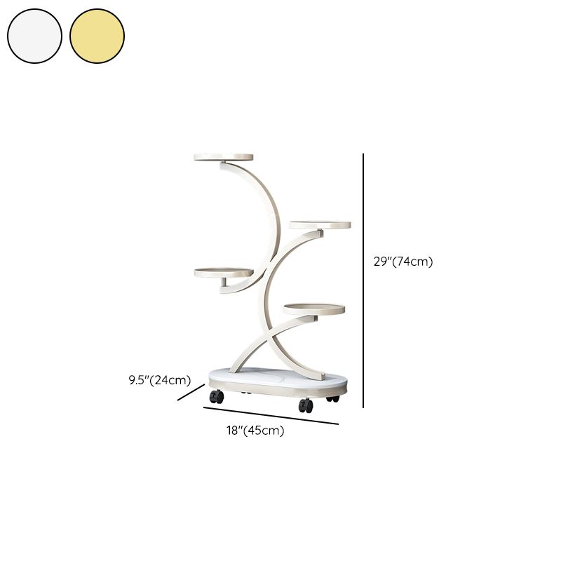 Circular Flower Plant Stand Modern Decoration Plant
